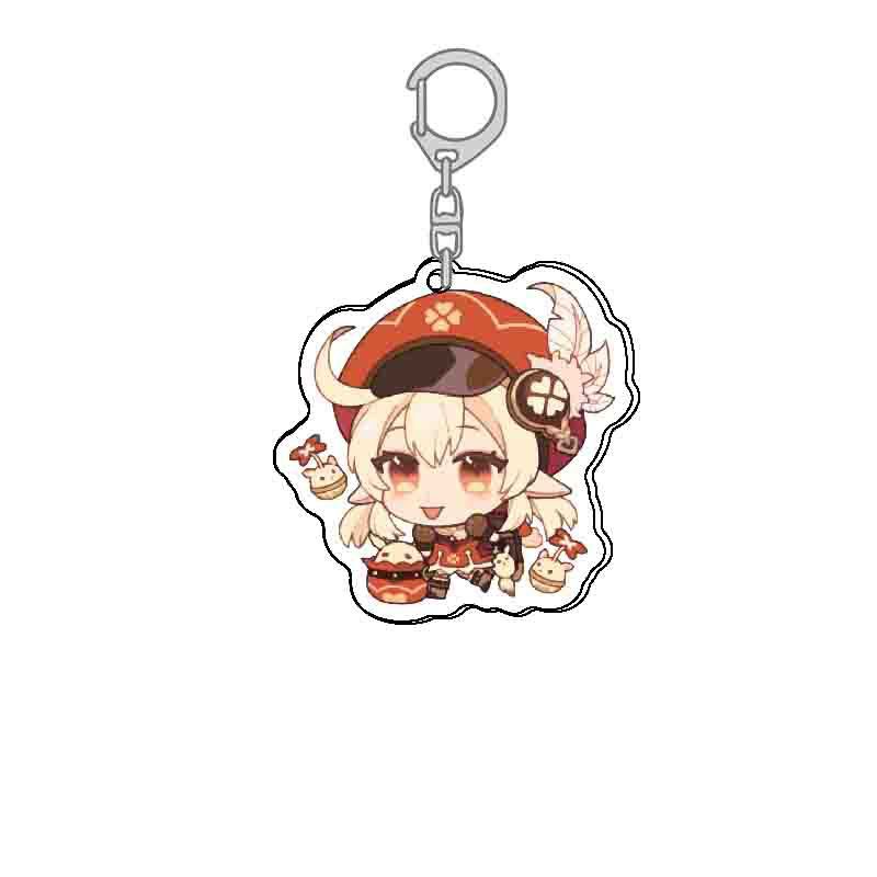 (M1) Móc khóa Genshin Impact acrylic standee game mica chibi trang trí trưng bày