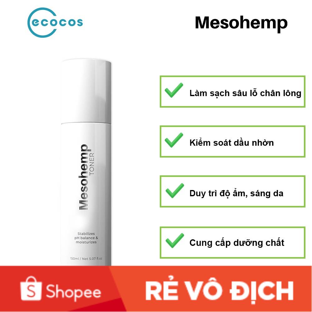 [FOLLOW GIẢM 20K] Toner Mesohemp Hàn Quốc - Nước hoa hồng làm sạch sâu, kiềm dầu, duy trì độ ẩm và làm sáng da