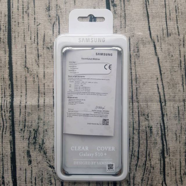 Ốp Lưng Clear Cover Galaxy S10e viền màu lưng trong suốt