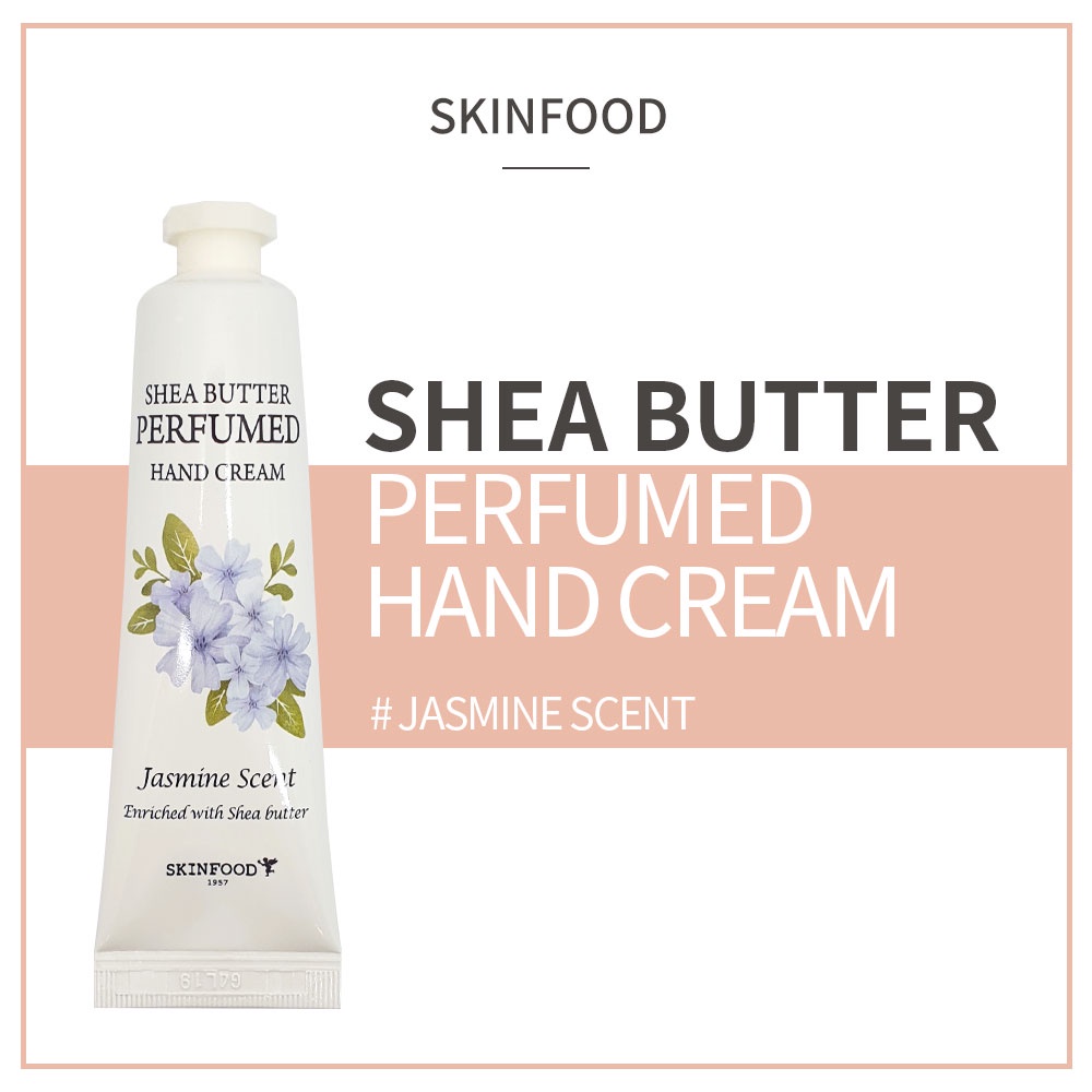 Kem dưỡng da tay Hàn Quốc SKINFOOD Shea Butter Perfum hand Cream 30ml