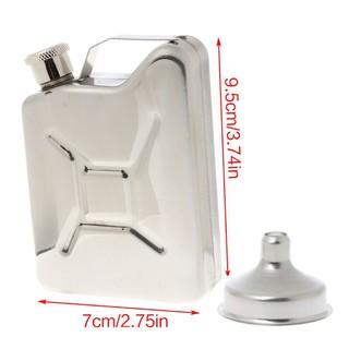 Bình đựng rượu 5 Oz bằng inox 304 tặng phễu
