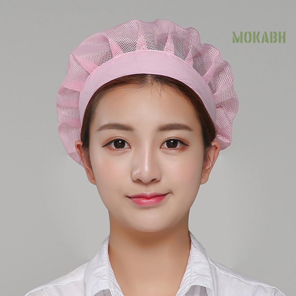 [Mũ &amp; Nón] Mũ Đầu Bếp Phối Lưới Thoáng Khí Có Thể Điều Chỉnh Unisex Nhà Máy / Nhà Bếp