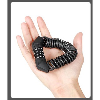 Ổ khóa mini WEST BIKING-CHÍNH HÃNG, khóa xe máy, xe đạp, mũ bảo hiểm bảo vệ chống trộm cầm tay mật khẩu dây xích