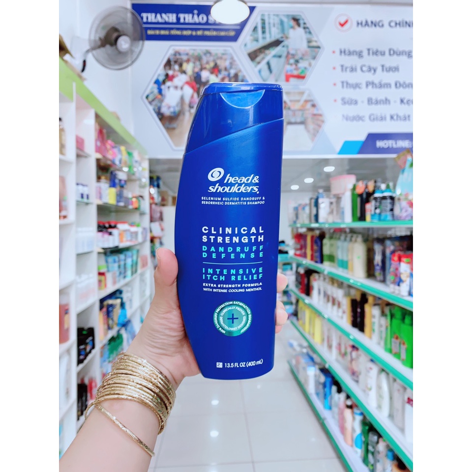 Dầu gội Head & Shoulders clinical strength sạch gàu nấm 400ml