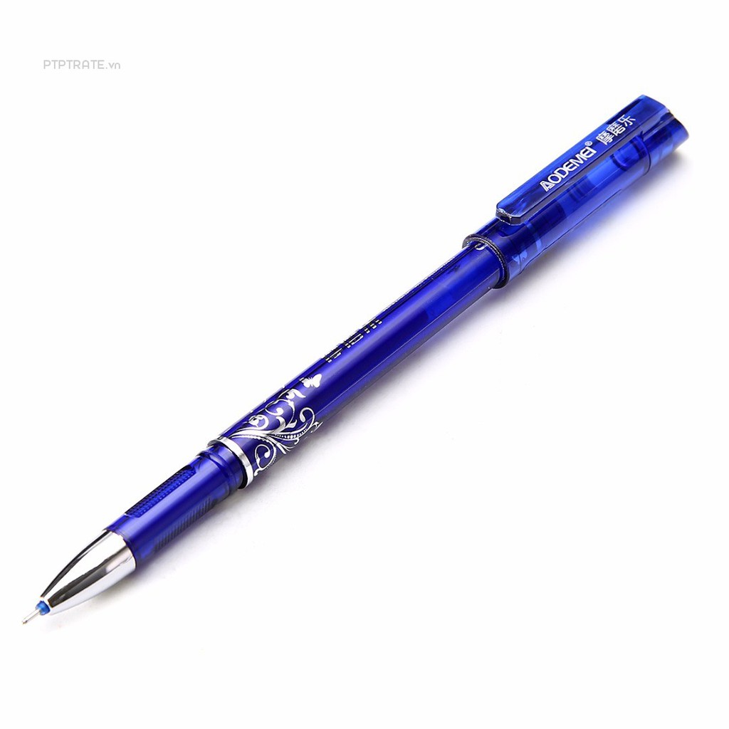 PTPTRATE ★12pcs Slim 0.5mm Magic Erasable Pen Gel Pen Blue Ink Gel Pen Students Stationery