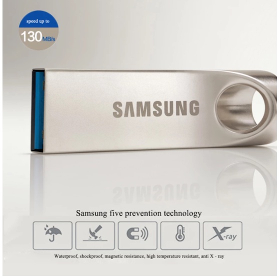 Samsung USB 3.0 2TB Metal Pendrive Waterproof Metal High Speed Flash Disk Stick with Packaging + Android Adapter