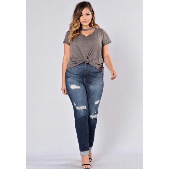 Quần jean BIGSIZE APblue