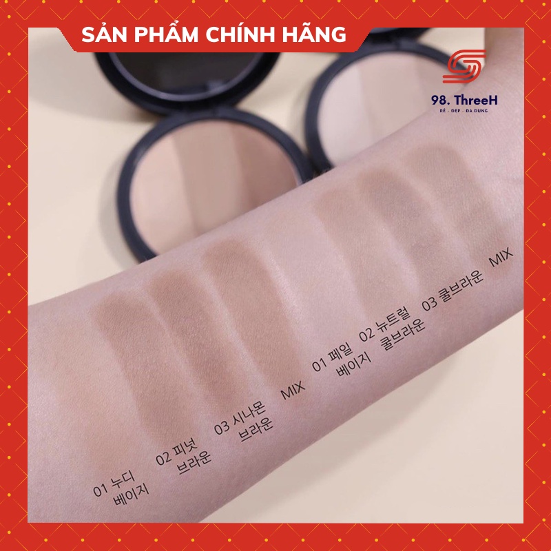 PHẤN TẠO KHỐI TOO COOL FOR SCHOOL ARTCLASS BY RODIN SHADING -98.ThreeH Cosmetic | BigBuy360 - bigbuy360.vn