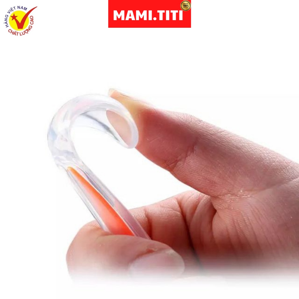 thìa ăn dặm, muỗng tập ăn Silicon cao cấp cho bé