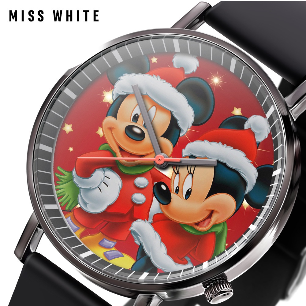 [Joias Malucas] Đồng Hồ Đeo Tay Thạch Anh Hình Chuột Mickey Hoạt Hình Đơn Giản Hiện Đại Thời Trang Cho Học Sinh Nam Và