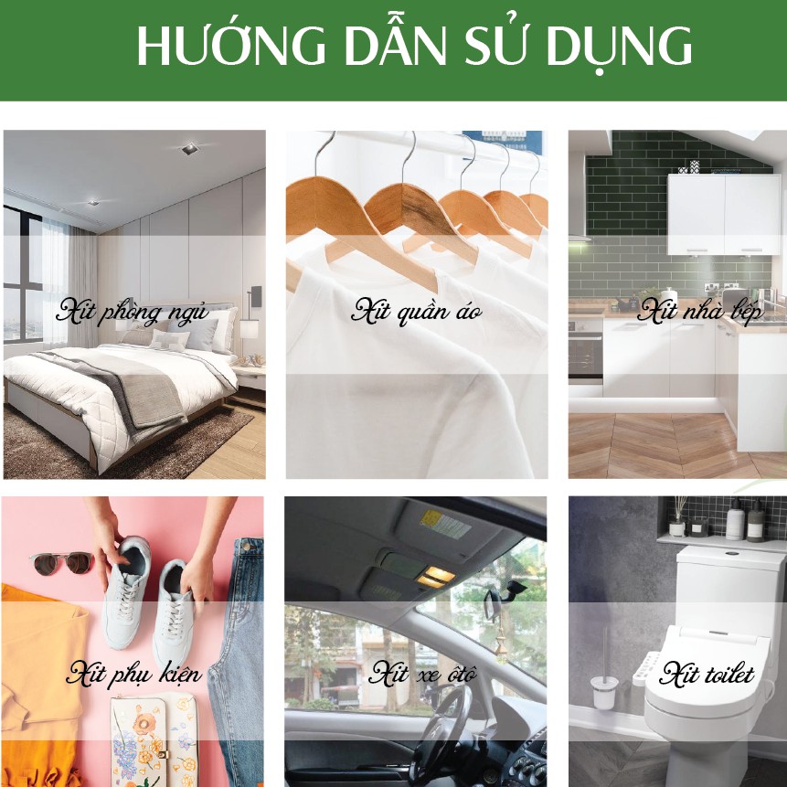 Bình xịt phòng 280ml tinh dầu Sả Chanh/ Bạc Hà/ Quế/ Lavender/ Bưởi/ Cam ngọt/ hoa lài/ Oải hương - khử mùi, đuổi muỗi