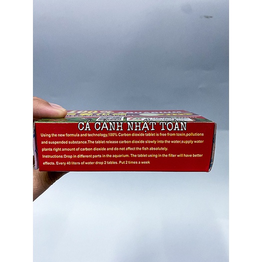CO2 VIÊN KHÔ CHO HỒ CÁ THỦY SINH 36 VIÊN
