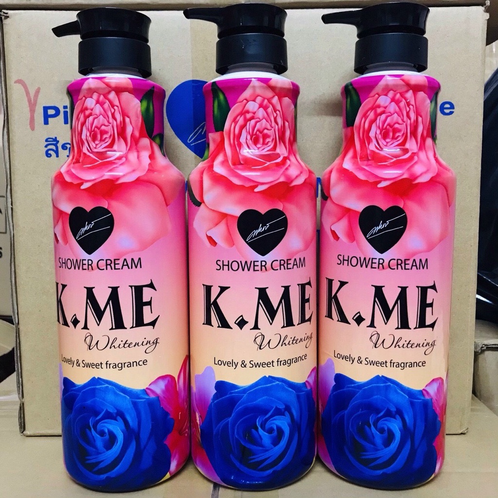 Sữa Tắm Hương Nước Hoa Ngọt Ngào KMe Thái Lan 1200ml Mềm Mịn Dưỡng Trắng Da