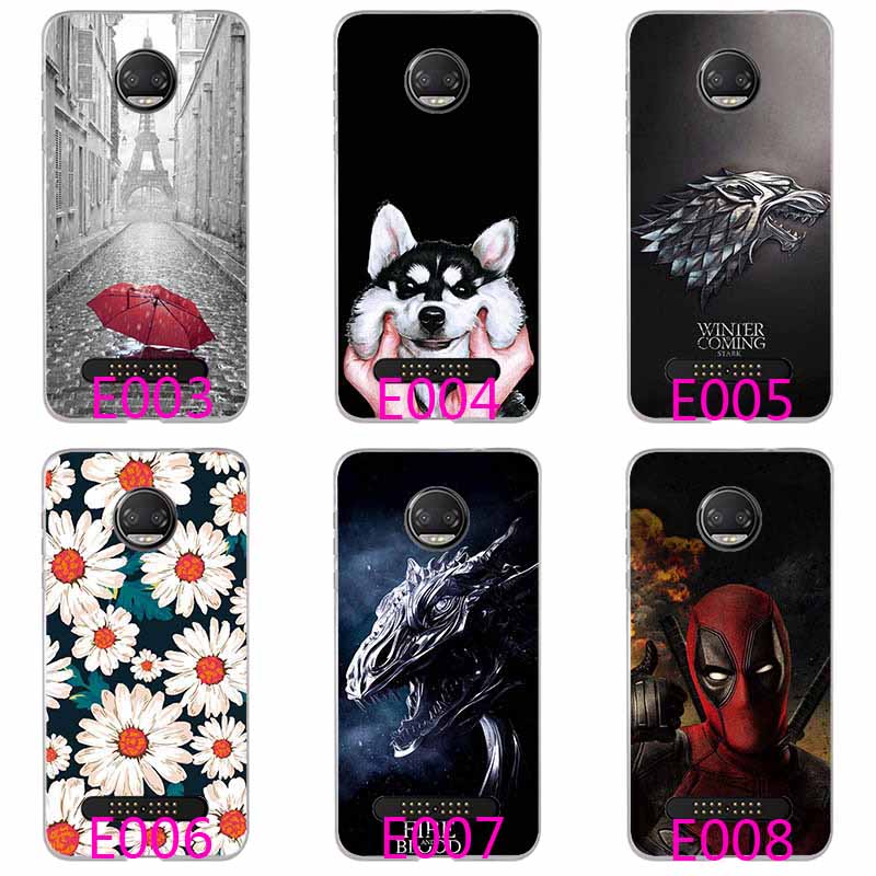 Ốp điện thoại silicon TPU mềm in hoạt hình nhiều màu dễ thương cho Motorola Moto Z2 Force | BigBuy360 - bigbuy360.vn