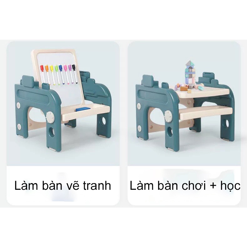 CẦU TRƯỢT CHO BÉ - CẦU TRƯỢT 3 IN 1 - MẪU TUỘT VOI CAO CẤP