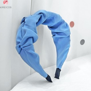 Băng Đô Cài Tóc Vải Lụa Xếp Li Siêu Xinh