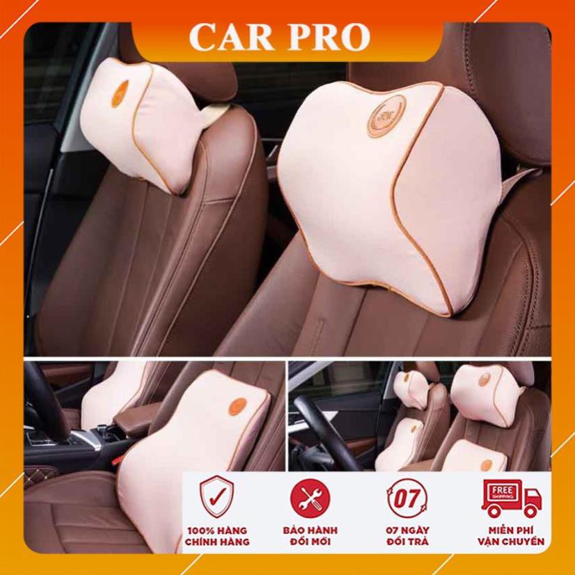 Gối tựa đầu cao su non Fuman cao cấp siêu đàn hồi sang trọng, đẳng cấp - CAR PRO