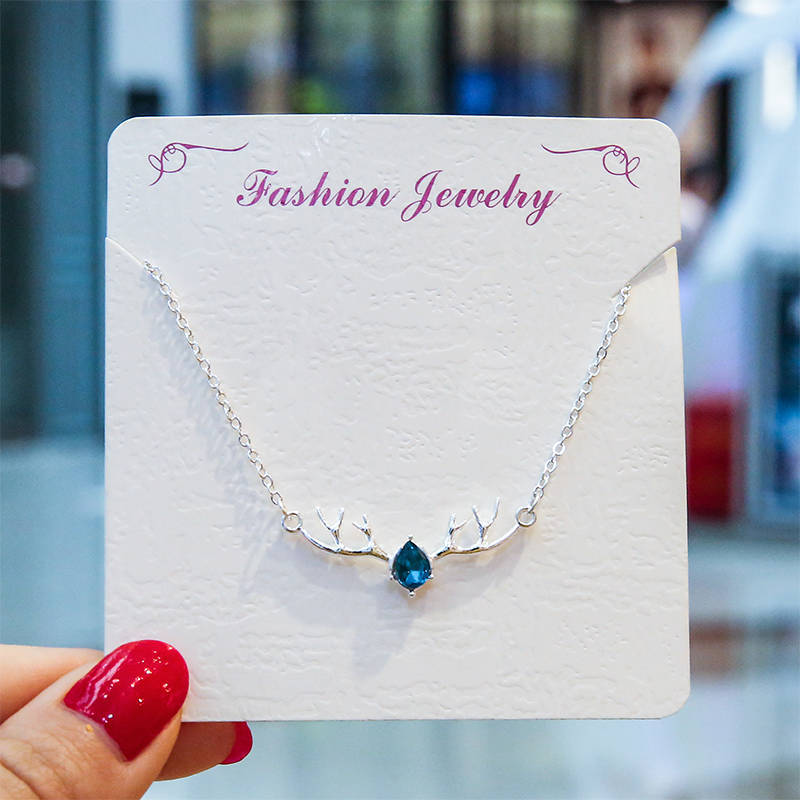 Vòng cổ Mặt Bông Tuyết / Gấu / Thiên Nga / Thiên Nga / Thiên Nga / Hươu Màu Đen Thời Trang Cho Nữ 2021