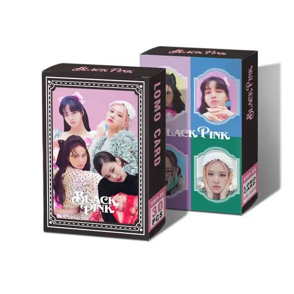 Hộp 30 Ảnh Lomo Card Nhóm Nhạc Blackpink