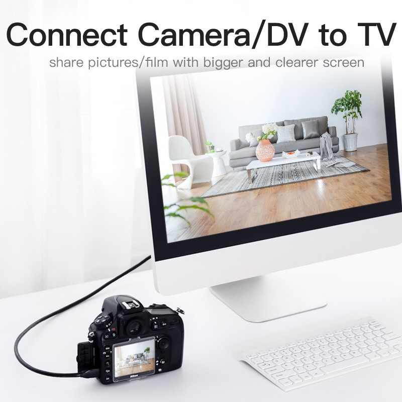 Dây mini hdmi sang hdmi Vention VAAD02, mini hdmi to hdmi