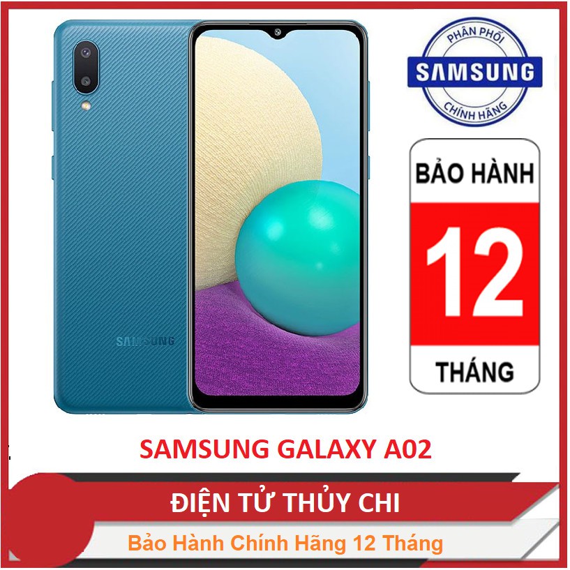 Điện thoại Samsung Galaxy A02 - Hàng Chính Hãng Mới 100% Nguyên Seal !