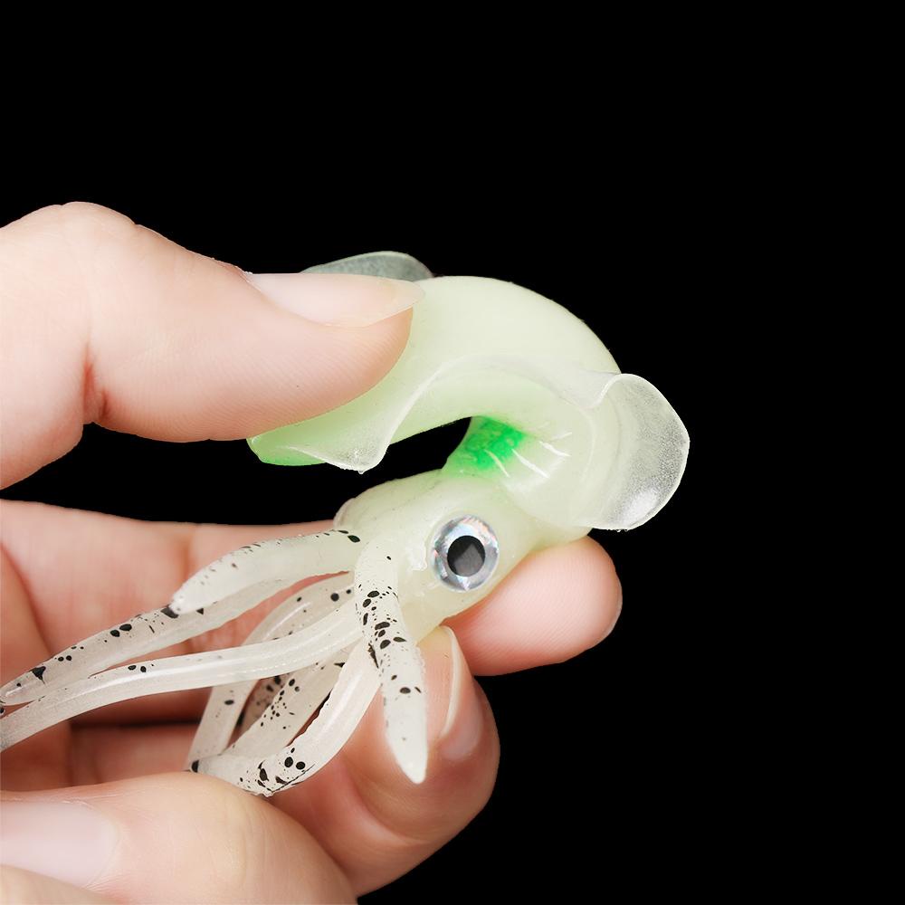 FAY Mồi Câu Cá Bằng Silicon Mềm Bền Bỉ Hình Bạch Tuộc