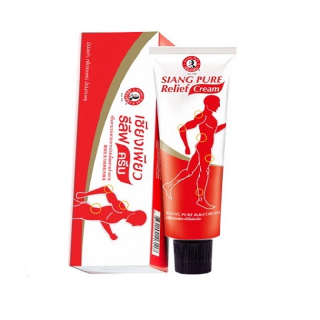 Dầu Xoa Bóp Đỏ Siang Pure Relief Cream 30g Thái Lan