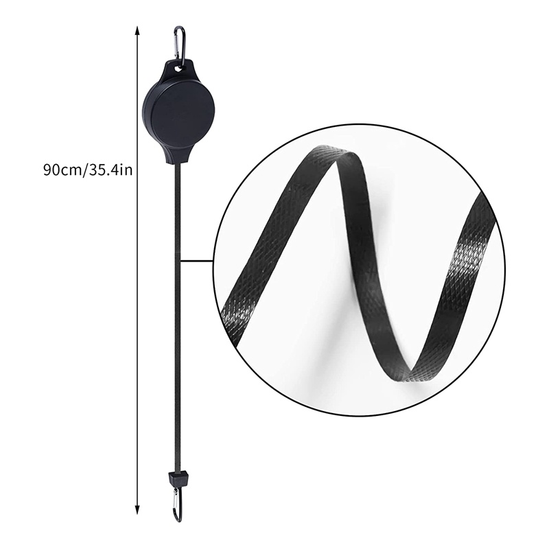Set 6 Ròng Rọc Treo Chậu Cây Có Thể Điều Chỉnh Độ Cao