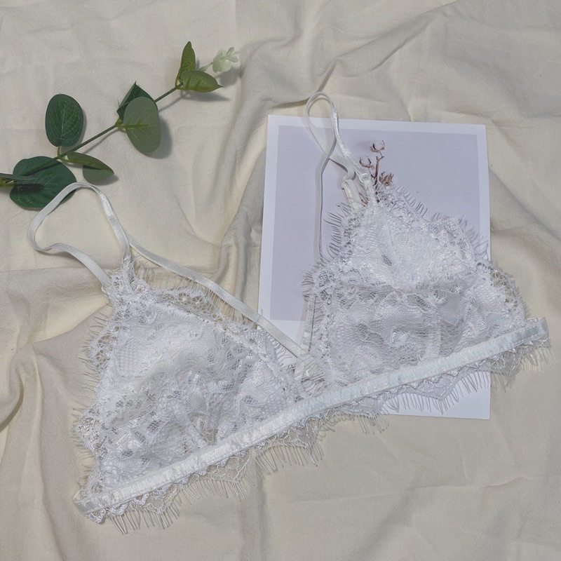 Jasmine White Bralette - Áo lót ren trắng dễ thương, thoải mái, sexy | BigBuy360 - bigbuy360.vn