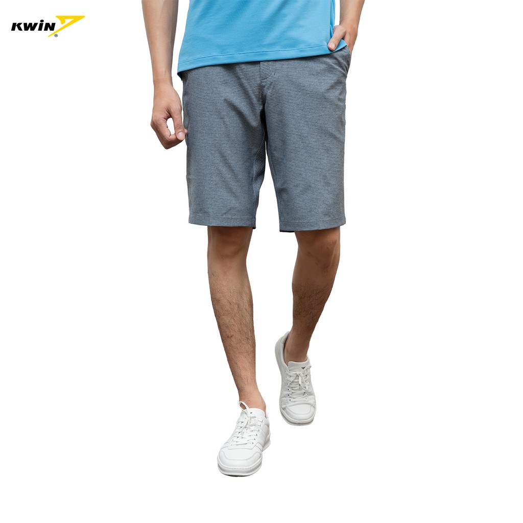 [Mã BMLTM50 giảm đến 50K đơn 99K] Quần short nam Kwin phom dáng regular fit suông nhẹ, chất co giãn chống nhăn KSO006S1