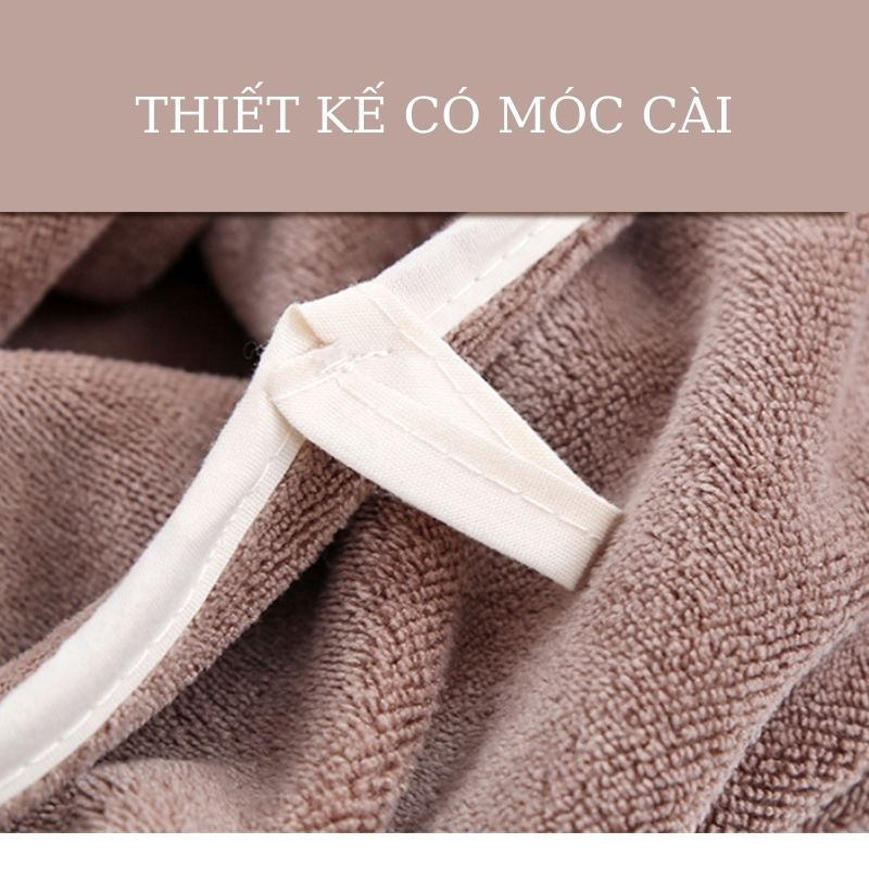 Khăn tắm gội lông cừu cao cấp với sợi bông cotton 35*75cm mềm mại siêu dày thấm hút tốt không đổ lông không ra màu