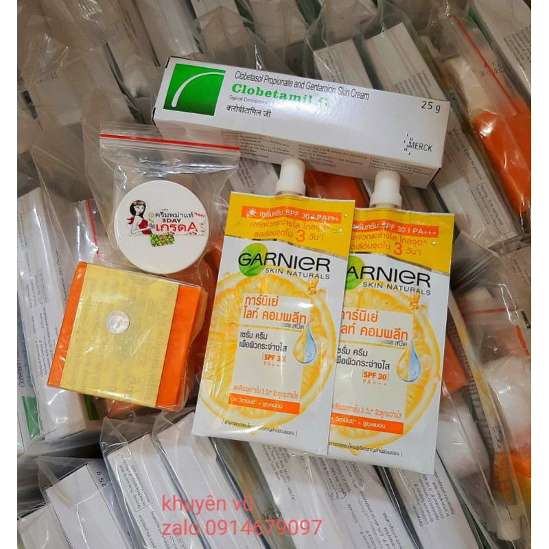 BỘ 5 SP NÁM ĐỎ CHỐNG NÃO HÓA CLOBETAMIL-G