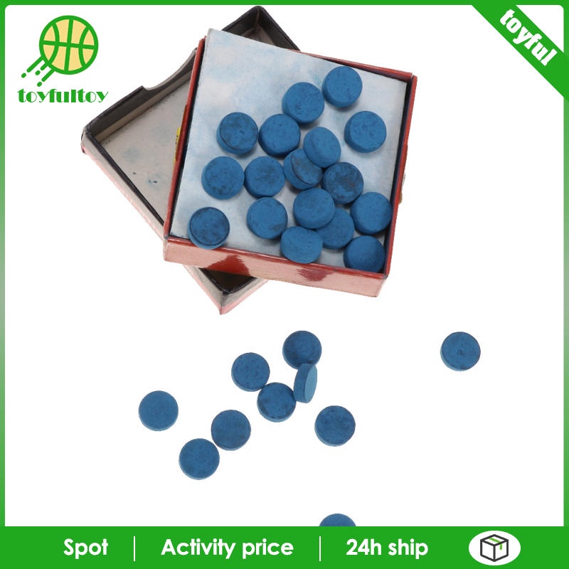 Set 50 Đầu Cơ Bida Thay Thế 9mm Kèm Hộp Đựng