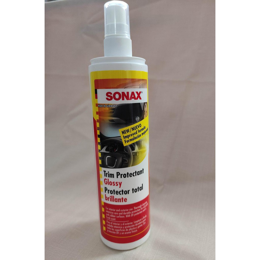 Bảo dưỡng nhựa xe ô tô Sonax 380041 Trim protectant glossy 300ml chuẩn hãng