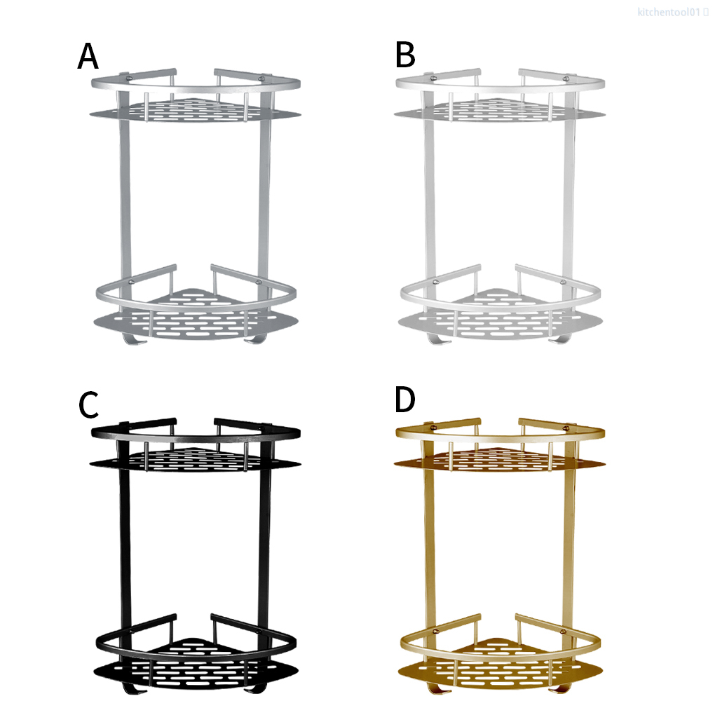 Giá Đựng Đồ Gắn Tường Nhà Tắm / Nhà Bếp Chất Liệu Nhôm Nhám Chịu Lực Tốt.... | BigBuy360 - bigbuy360.vn