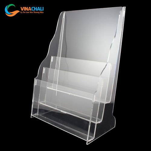 Kệ Đựng Tờ Rơi Để Bàn A4 A5 2 Tầng 3 Tầng