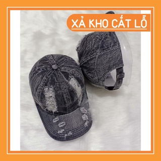 Nón kết mũ lưỡi trai rin rách bụi bặm