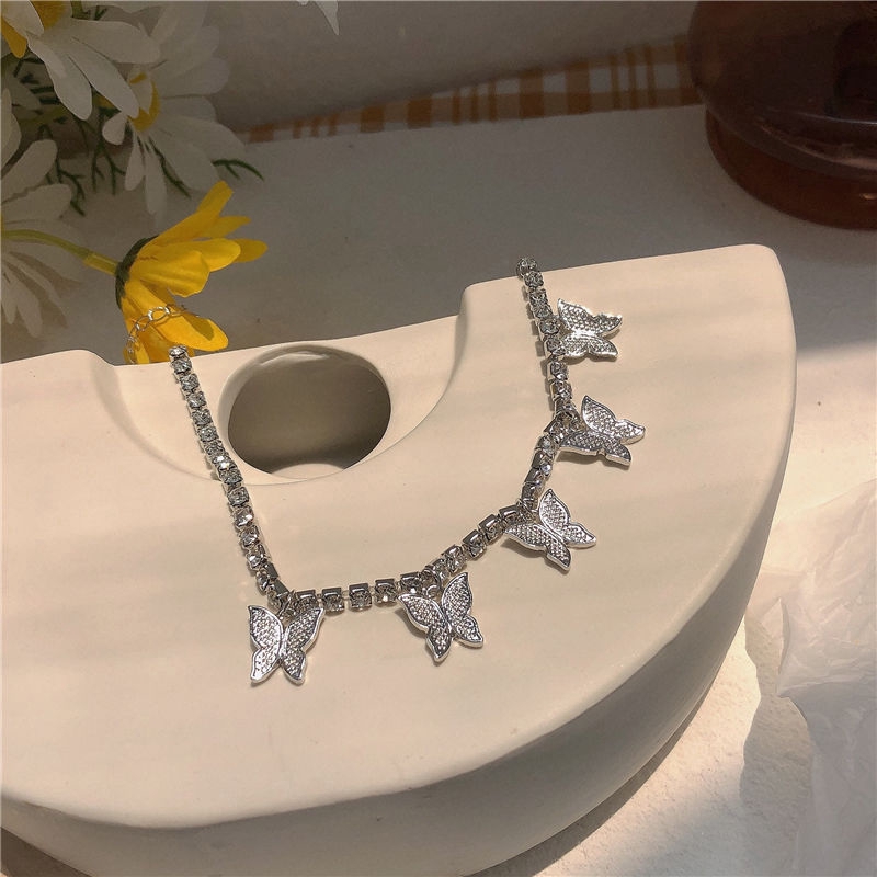 Vòng Cổ Đính Đá Lấp Lánh Sang Trọng Cho Nữ