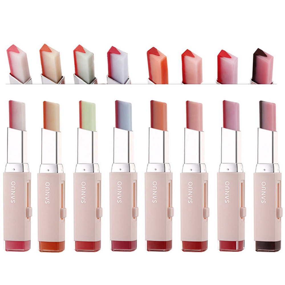 [Hàng mới về] Son môi 2 tông màu kháng nước kiểu dáng thời trang | BigBuy360 - bigbuy360.vn