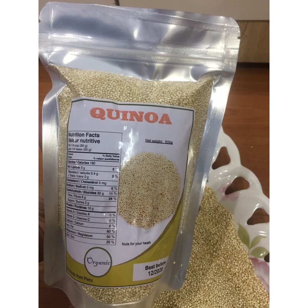 500g Hạt diêm mạch hữu cơ Quinoa