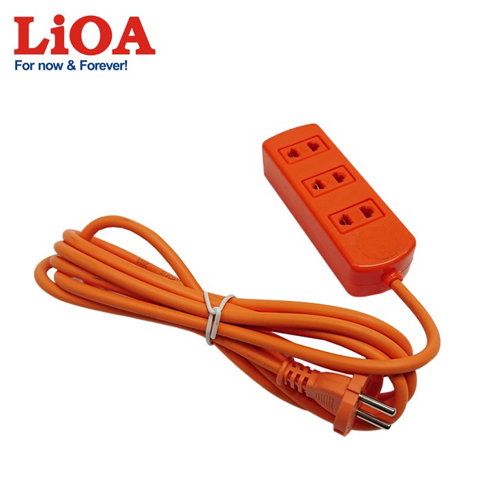 [3ổx3mx3500W] Ổ cắm điện LiOA - 3 ổ công suất cao dùng cho bếp từ, nồi lẩu - LiOA S3TC
