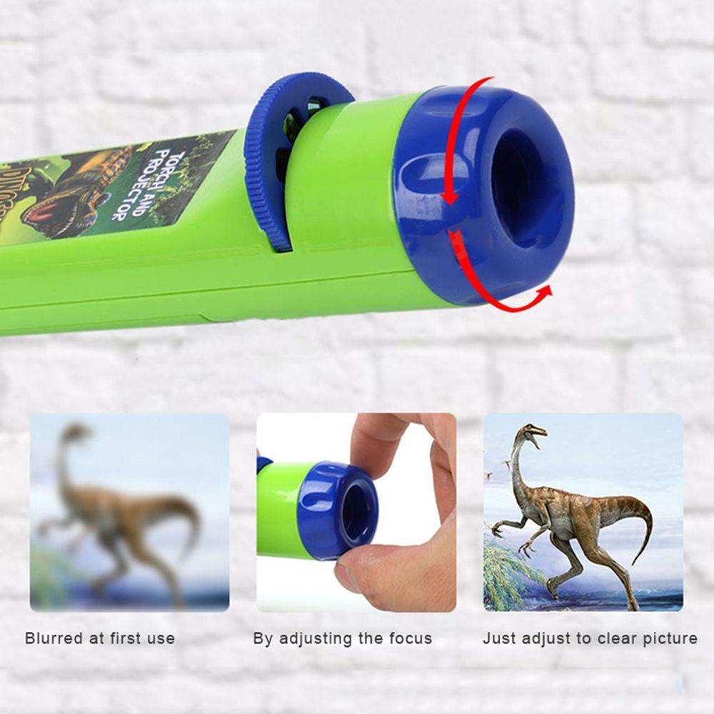 Đồ Chơi Đèn Pin Chiếu Họa Tiết Hoạt Hình Vui Nhộn Giáo Dục Sớm Cho Bé