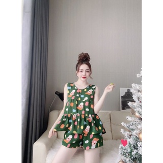 Đùi lụa latin babydoll phối màu xinh xắn