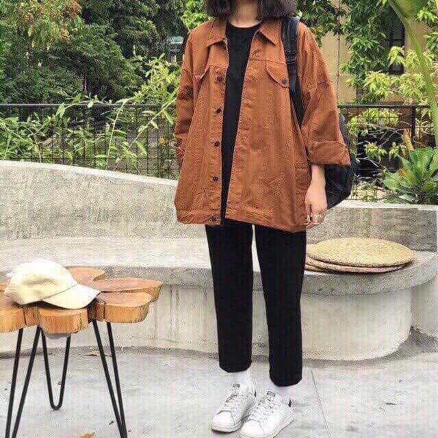 Áo Khoác kaki Jean chống nắng Nam Nữ Kaki Jean Unisex Phong Cách Hàn Cực Chất Siêu Đẹp Hot nhất