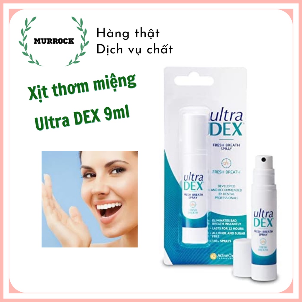 Xịt thơm miệng Ultra Dex  Fresh Breath UK Anh Quốc 9ml