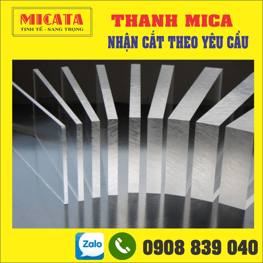 THANH MICA - CẮT THEO YÊU CẦU