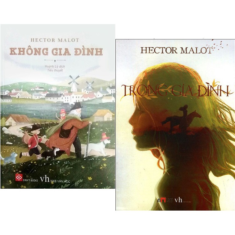 Sách - Combo Không Gia Đình, Trong Gia Đình - Hector Malot