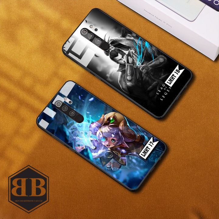 Ốp lưng kính cường lực Xiaomi Redmi Note 8 Pro liên minh huyền thoại