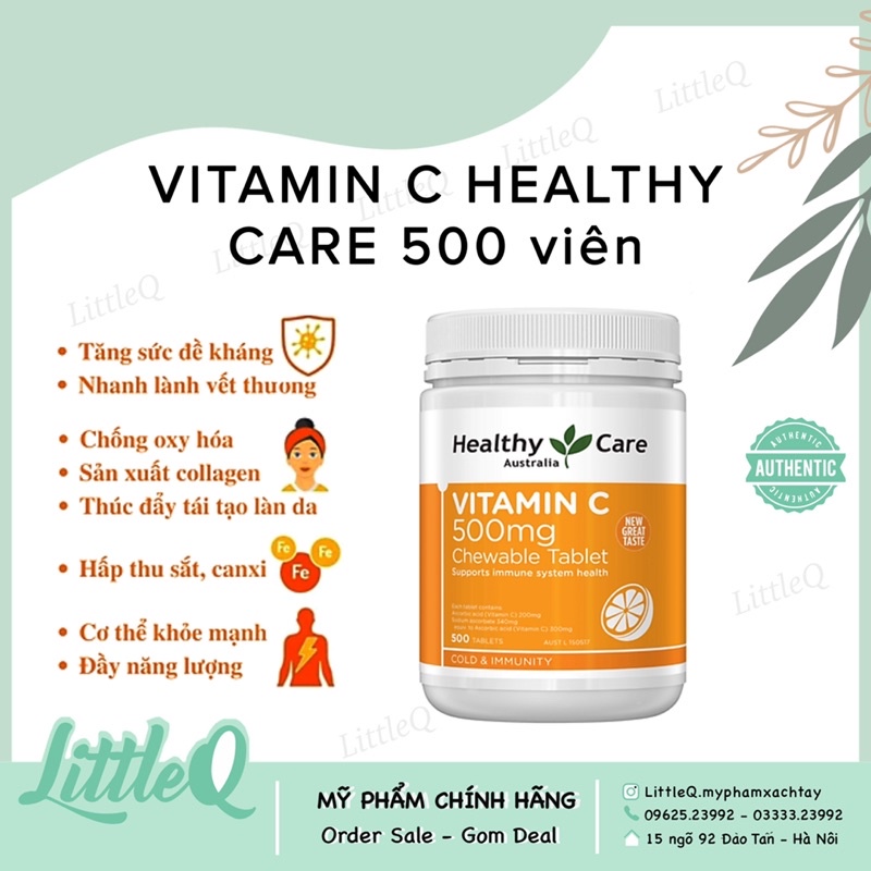 Vitamin C 500mg Chewable 500 Viên