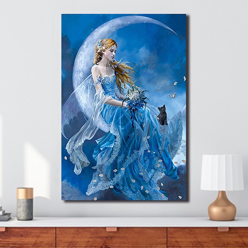 Bộ Dụng Cụ Vẽ Tranh Sơn Dầu Trên Vải Canvas 40*50CM JP6 Tiện Dụng